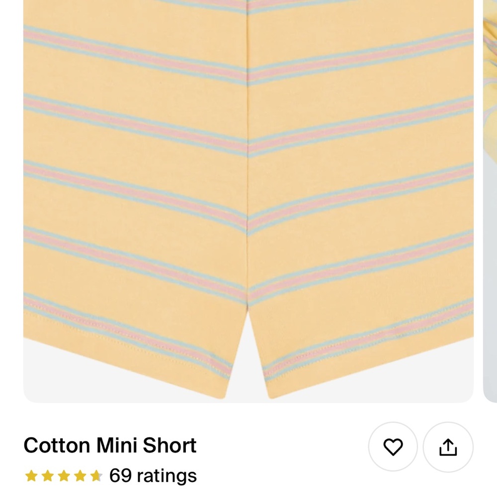 Parke Birthday Stripes Cotton Shorts Size Large - Picture 7 of 11